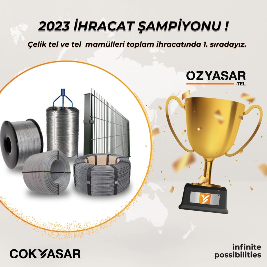 Özyaşar Tel 2023 İhracat Şampiyonu