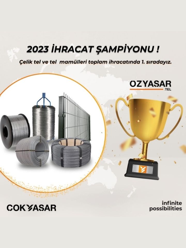 Özyaşar Tel 2023 İhracat Şampiyonu