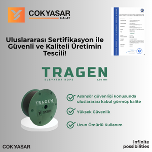 Asansör Halatlarımızda Uluslararası Sertifikasyon Aldık.