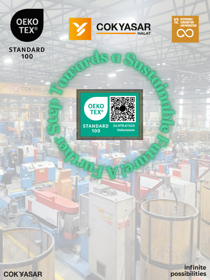 We have been awarded the OEKO-TEX® STANDARD 100 certificate!