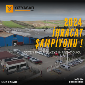 2024 Yılı Yine İhracat Şampiyonuyuz!